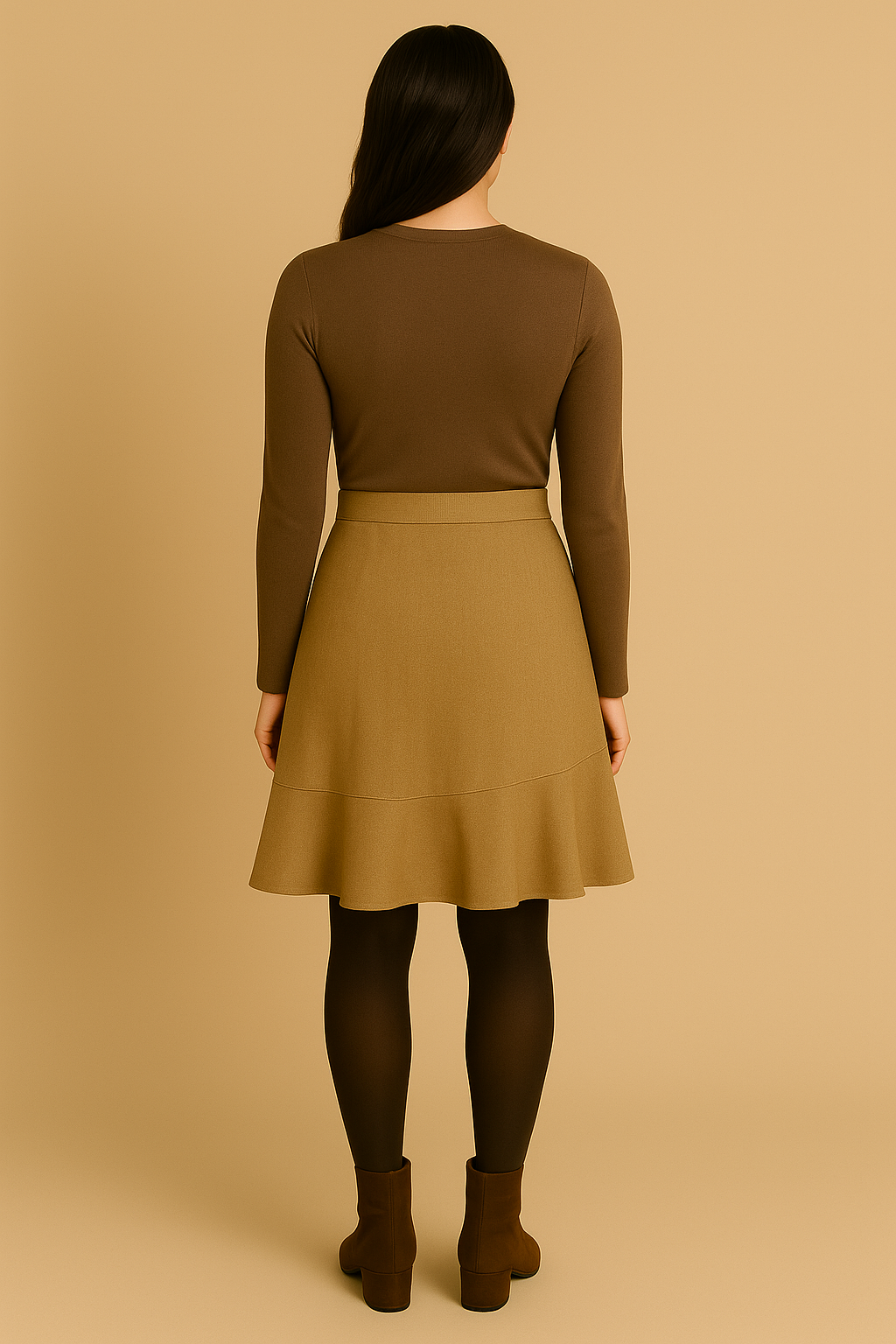 Wrap Skirt- Oat