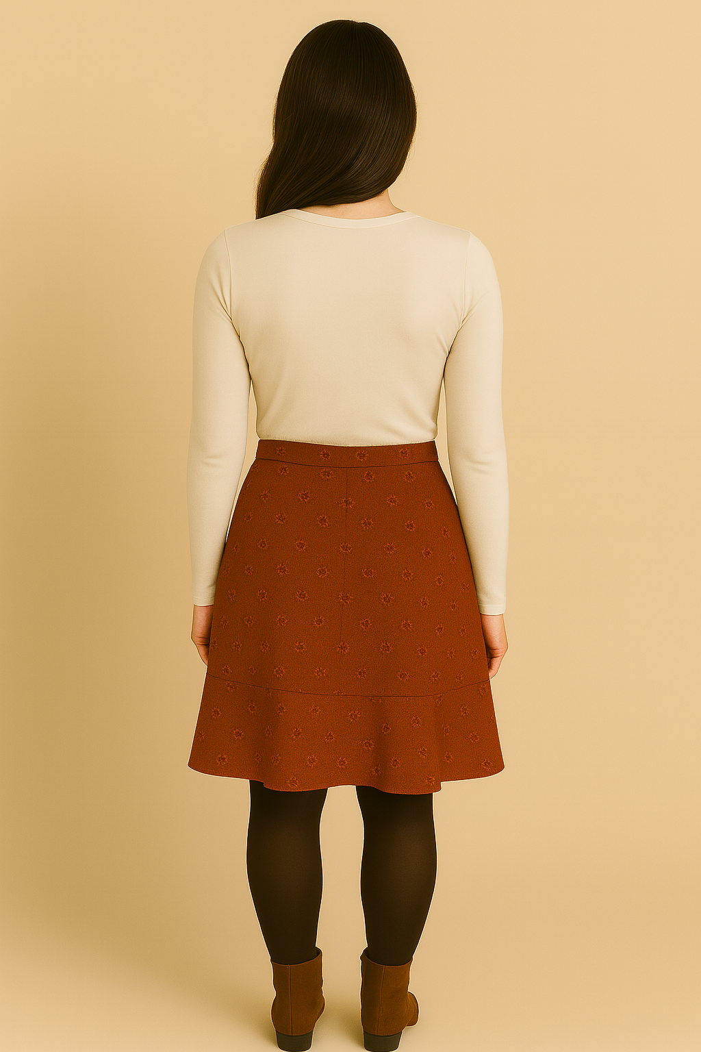 Wrap Skirt- Terracotta