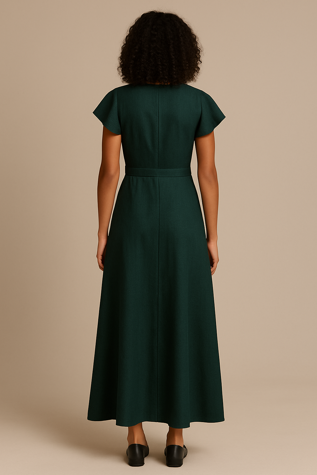 Wrap Dress- Emerald
