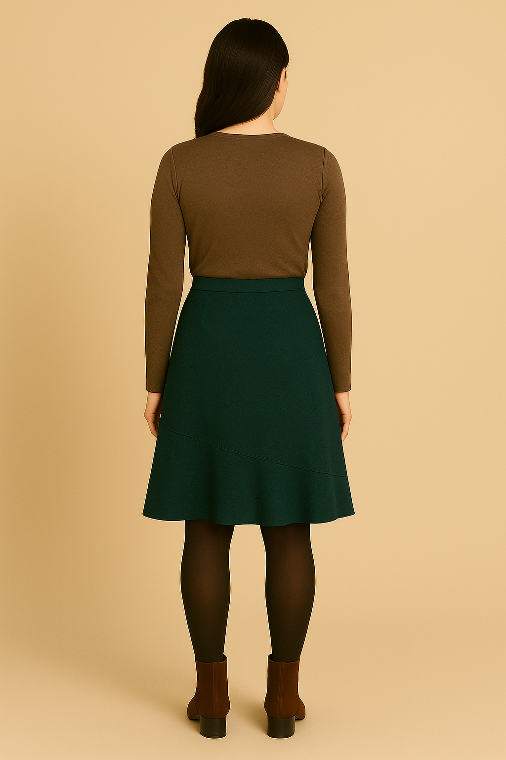 Wrap Skirt- Emerald
